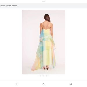 Staud Kyla coastal ombré dress